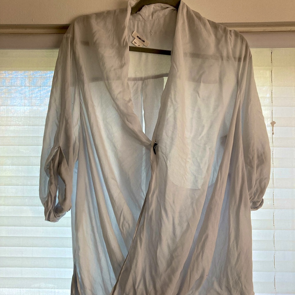White Helmut Lang blouse